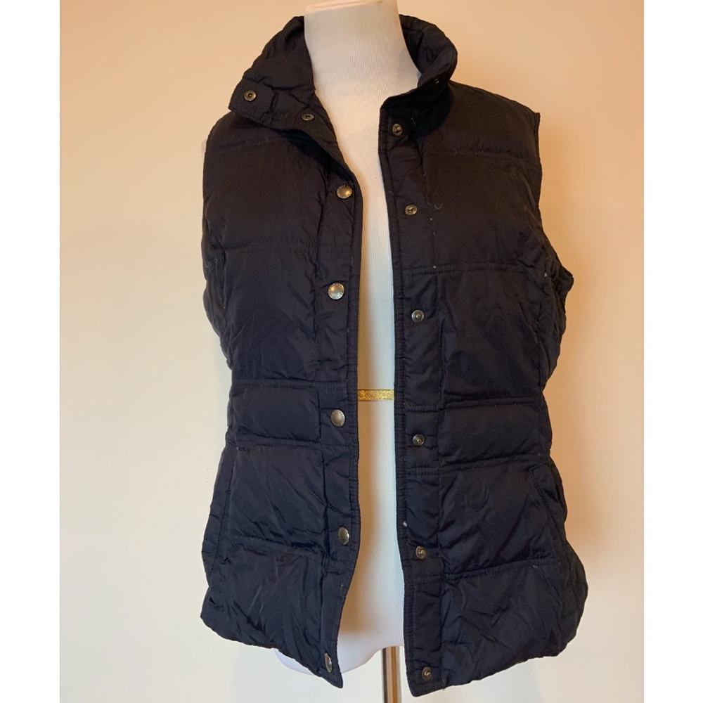 Lands End women down fill vest size S 6-8